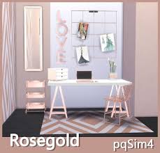 Sims 4 Updates Pqsims4 Objects Decor Rose Gold Decor Custom Content Download Buygoldandsilver Sims 4 Bedroom Sims 4 Beds Sims 4 Custom Content