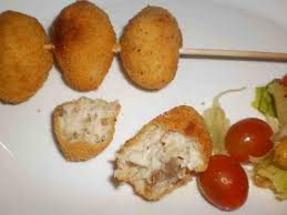 Pan Frito O Rebanas Croquetas De Carne Del Cocido Croquetas Recetas De Comida Receta Casera