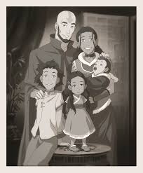 A feisty character, katara holds team avatar together, maintaining a tight bond even during times of emotional strife and distress. Aang And Katara S Family Portrait Avatar La Leggenda Di Aang Foto 35727630 Fanpop Page 2