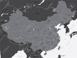 View the printable map of china and browse the chinese travel and tourism information resources. Schwarz Weiss Karte Von China Lizenzfrei Nutzbare Vektorgrafiken Clip Arts Illustrationen Image 47275296