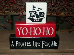 Yo Ho Yo Ho A Pirate S Life For Me Peter Pan Yohoho Boys Pirate Themed Personalized Wood By Busymamasplace 22 99 Birthday Party Centerpieces Pirate Theme Party Centerpieces