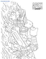 Monster legends coloring pages download back when i still did artwork i had developed a coloring book of famous monsters of legend, here's some of themprint 'em out and let the kids (or adults) at 'em with the crayons. Apex Legends Coloring Pages 80 Printable Coloring Pages