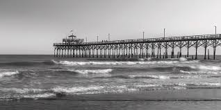 Top hotels close to cherry grove pier. Cherry Grove Fishing Pier Bw Panorama Photograph By Ranjay Mitra
