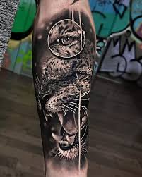Best Black And Grey Tattoo Artists In The Us Leopard Artist Michaelperryart Country Us Follow Skingiants For In 2020 Tattoo Artists Black And Grey Tattoos Sleeve Tattoos
