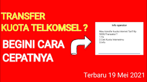 Karena, cara transfer kuota telkomsel ini bakal berguna di saat mendesak. Cara Transfer Kuota Telkomsel Terbaru Youtube