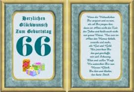 Geburtstagskarten 66 Geburtstag