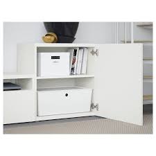 Besta Tv Komb Mit Vitrinenturen Weiss Lappviken Klarglas Weiss 300x42x211 Cm Hol Es Dir Hier Ikea Deutschland In 2020 Ikea Vitrine Frost Glas