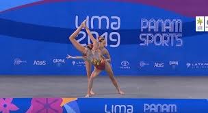 Plata para méxico en nado sincronizado juegos panamericanos lima 2019. Dueto Brasileiro Fica Em Quarto Lugar E Esta Na Briga Por Medalha Recordtv R7 Pan Lima 2019