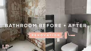 Bathroom Renovation Before After Lily Pebbles Youtube Bathroom Remodel Small Diy Small Bathroom Decor Easy Bathroom Makeover