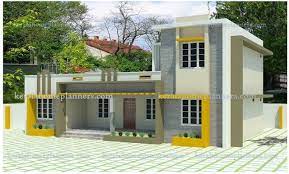 3 Bedroom Low Cost Home Design In 1073 Square Feet With Free Plan Free Kerala Home Plans Free House Plans House Front Design House Design