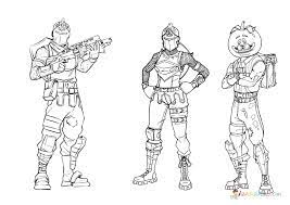 Coloriage fortnite outil minier chez fortnite. Coloriage Fortnite Imprimer Les Heros Du Jeu