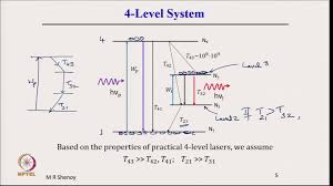 Four-level and Three-level Laser Gain Media