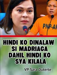 Taong bayan kunwari naniniwala sa palusot ni Vp Sara.