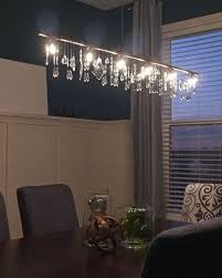 Diy Linear Crystal Chandelier Diy Chandelier Modern Diy Diy Crystals