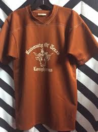 | vtg rare ncaa teaxas longhorns pinstripe starter baseball jersey. Retro University Of Texas Longhorns Sports Jersey Boardwalk Vintage