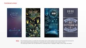 Magazine unlock is set as the default lock screen style. Emui 9 1 Themes Tutorial 2019 01 17 Online Presentation