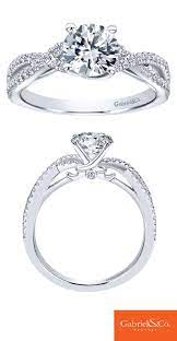 A Gorgeous 14k White Gold Diamond Criss Cross Engagement Ring Discover Your Perfect Engagement Ring Criss Cross Engagement Ring Engagement Rings Wedding Rings