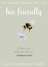 The bees are dying, help them Bee Friendly Seeds With Bee Quote 2 70 Including Vat Bee Friendly Wild Flower Seeds