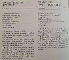 Side Potatoes 2 Ways Sweet Potato Souffle Brandied Sweet Potatoes New York Times Cookbook Craig Clai Sweet Potato Souffle Shutter Speed Photography Recipes