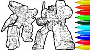 Transformers coloring pages for kids you can print and color. Transformers Coloring Pages With Colored Markers For Young Children Transformers Coloring Pages Youtube