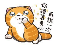 pin by 凌華何on 白爛貓 cute cat gif cartoon gifs cat gif