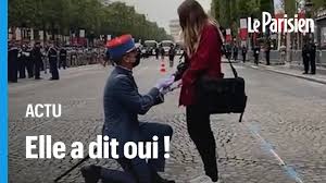 La députée et psychiatre martine wonner a été exclue au printemps. Un Soldat Fait Sa Demande En Mariage Sur Les Champs Elysees Avant Le Defile Du 14 Juillet Youtube
