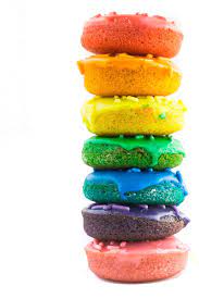 Download A Rainbow Colored Baked Donut Recipe How To Make Rainbow Donuts