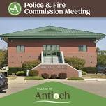 Police and Fire Commission Meeting