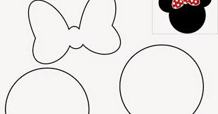 Molde Cabeca Da Minnie Molde Cabeca Da Minnie Tema Minnie Festa Infantil Da Minnie Kit luva mão mickey e cabeça mickey cerâmica (2 peças).