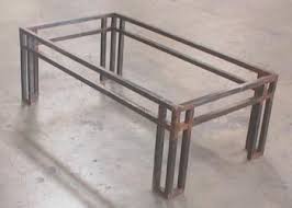 The choice of models allows choosing coffee tables with tops of various shapes. Wrought Iron Coffee Table Base By Lesouk Com Metal Table Metal Furniture Steel Furniture