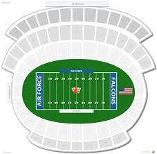 falcon stadium seating charts usafa football stadium seating