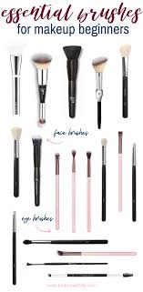 essential makeup brushes beauty with lily