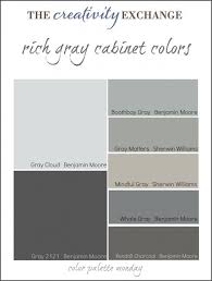 Maybe you would like to learn more about one of these? Collection Of Some Of The Most Popular Gray Paint Colors Used For Painting Cabinets Pictures Of Gray Cabinet Color Favorite Paint Colors Cabinet Paint Colors