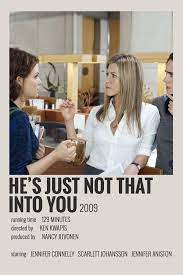 He S Just Not That Into You Iconic Movie Posters Movie Posters Minimalist Girly Movies