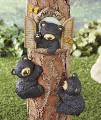 Shop black forest decor for the look you've been waiting for! Black Bear Tree Decor Bear Decor Black Bear Decor Tree Decor