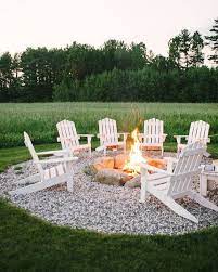 888 Likes 22 Comments Allison Thefestivefarmhouse On Instagram Now That The House Is Getting Painted The Hubs Backyard Backyard Makeover Backyard Fire