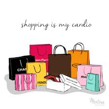 Shopping Is My Cardio Fashion Illustration Print Fashion Logo Design Inspiration Shopping Quotes Stylish Artwork