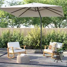 It may not quite feel like spring has sprung yet, but it's not too early to get your outdoor space kearney 9' market umbrella in pacific blue. Sol 72 Outdoor Boracay 10 Square Cantilever Umbrella Reviews Wayfair Cantilever Patio Umbrella Patio Umbrella Patio Umbrellas