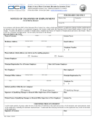 Application for structural pest control operator's examination. Fillable Online Pestboard Ca Structural Pest Control Board Notice Of Transfer Of Employment Structural Pest Control Board Notice Of Transfer Of Employment Pestboard Ca Fax Email Print Pdffiller