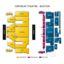 Orpheum Boston Interactive Seating Chart Best Picture Of