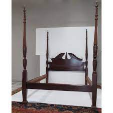 What can we help you find?search. 1980s Vintage Colonial Style Rice Carved 4 Poster Bed Attr To Henkel Harris Queen Size Chairish