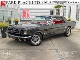 Image result for Raven Black 1965 Mustang