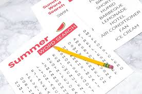 It's the perfect exercise for your brain. Summer Word Searches For Seniors Adventures Of A Caregiver