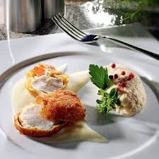 Jakobsmuscheln Mit Teltower Rubchen Puree Und Noilly Prat Buttersauce Rezepte Rezepte Mit Fisch Lebensmittel Essen