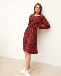 Dress With Elasticated Waistband Red Gapricorne Comptoir