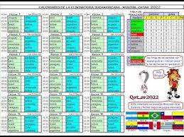Toda la información sobre las eliminatorias sudamericanas rumbo a qatar 2022. Fixture En Excel Eliminatorias Qatar 2022 Youtube
