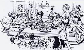 It was a good practice to engage guests in deep and meaningful conversations. Pictures Of Roman Life And Things For A New Year S Eve Party Ancient Ancient Greece Ancient Rome