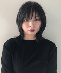 マッシュウルフ 暗髪女子 暗髪 ウルフカット heaka aveda 渋谷parco 宮本優太 590169 hair マッシュ ウルフ ミディアムヘア ヘア アイディア