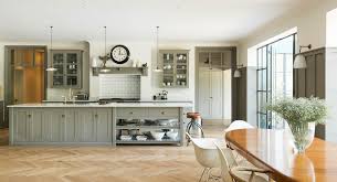 Especially fashionable is the dusty colors trend for handleless design kitchens or modern country kitchens, where the new dark gray, slate and graphite shades are an interesting alternative for classic white. Classic Contemporary Kitchens Gallery Kitchen Magazine