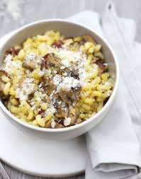 Coquillettes Aux Champignons Facon Risotto Recette Risotto Recette Coquillette Recette Risotto Champignons